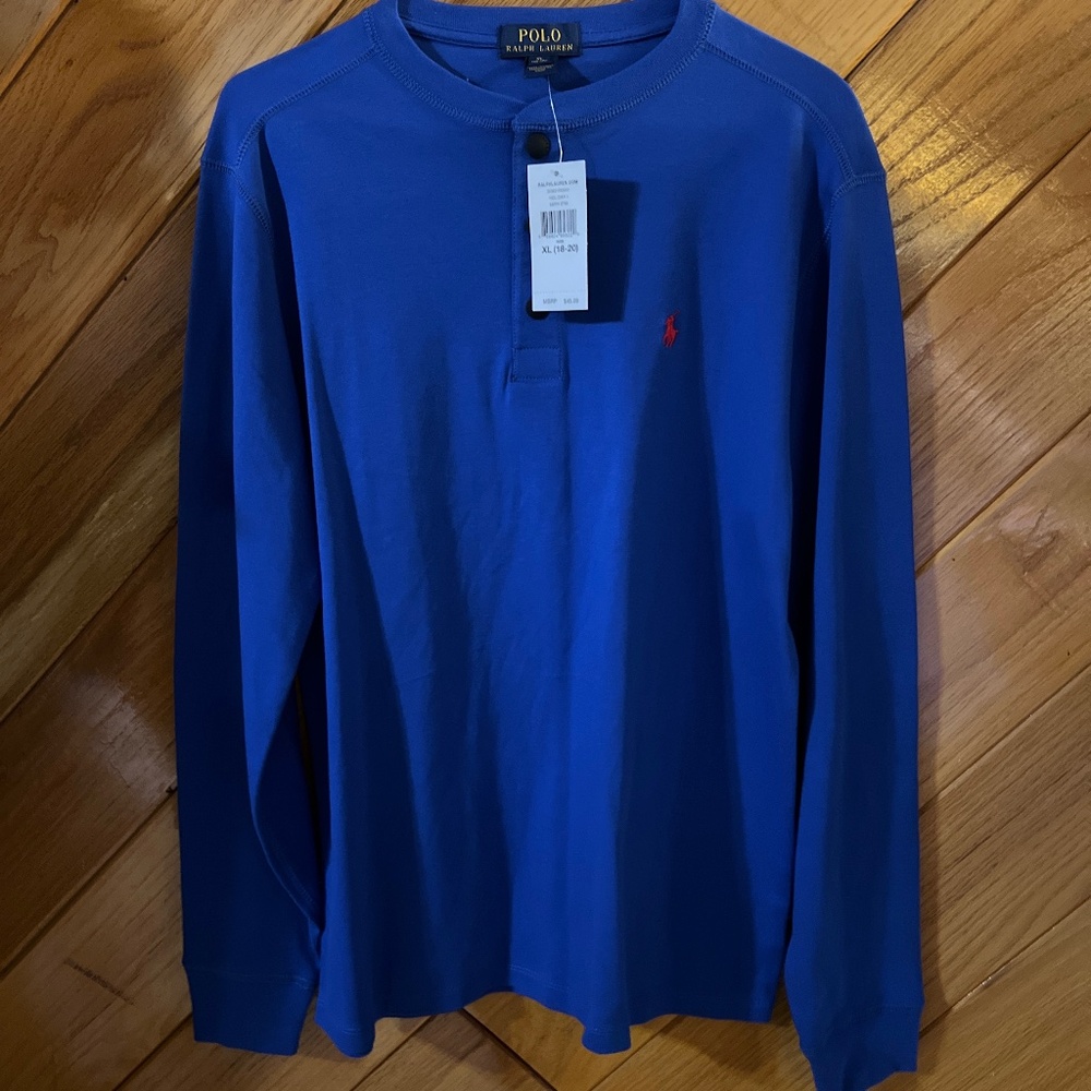 Ralph Lauren Youth XL (18-20)Long Sleeve Thick Tee